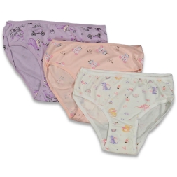 KIZ 8/9 YAŞ KARIŞIK DESENLİ SLİP