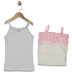 KIZ 6/7 YAŞ KIZ JAKARLI İP ASKI ATLET