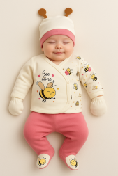 ARI DESEN 5\'Lİ YENİDOĞAN ZIBIN SET (0-3 AY)