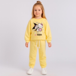 KIZ 6/24 AY MEVSİMLİK KURUMİ BASKILI BEBEK TAKIM