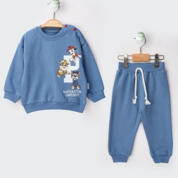 ERKEK 6/24 AY MEVSİMLİK RAW BASKILI BEBEK TAKIM