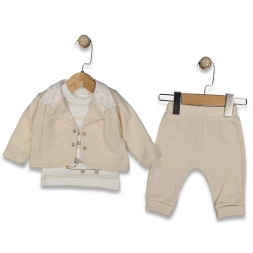 ERKEK 3/9 AY TİMSAHLI 3LÜ CEKET TAKIM