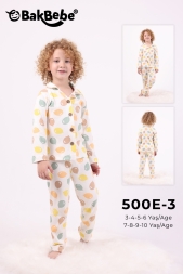 BALON DESENLİ RAPORLU PİJAMA