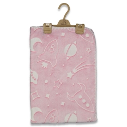 BEBE 80*90  KUZU WELSOFTLU ROKET UZAY FİGÜRLÜ  BAT