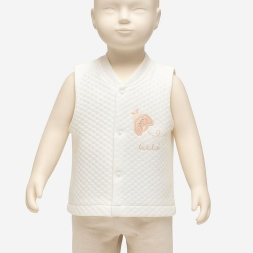 KIZ 3/12 AY SEVİMLİ UĞURBÖCEĞİ NAKIŞLI YELEK