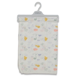 UNISEX 75*100 YAVRU DİNO DESENLİ BATTANİYE