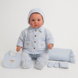 ERKEK 1/3 AY MÜSLİN SALLANAN AT NAKIŞLI 10 LU SET