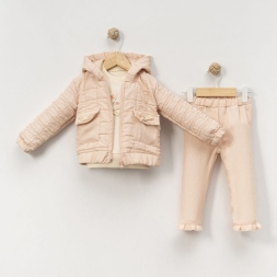 KIZ 9/18 AY KAPİTONE CEKETLİ 3 LÜ TAKIM