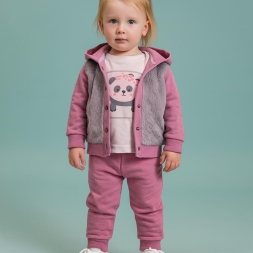 KIZ 9/24 AY WELSOFT DETAYLI 3\'LÜ TAKIM