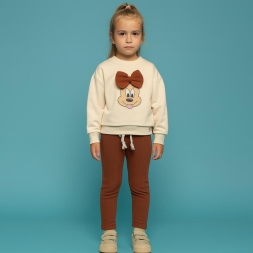 KIZ 2/5 YAŞ SEVİMLİ FARE FİYONKLU TAKIM