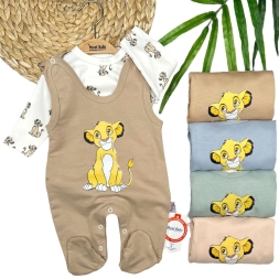 ERKEK 0/6 AY ASLAN BASKILI ÇITÇITLI TULUM