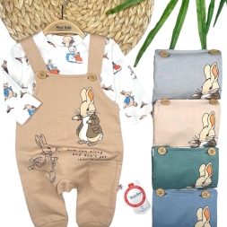 ERKEK 3/12 AY TAVŞAN BASKILI DÜĞMELİ TULUM