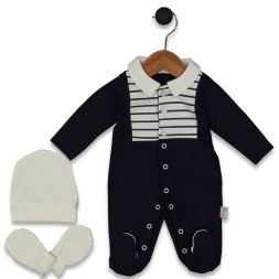 UNİSEX 0/6 AY ŞAPKALI ELDİVENLİ TULUM