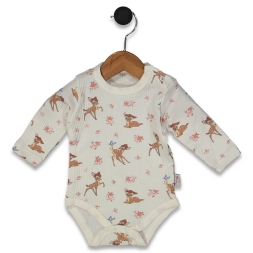 KIZ 3/18 AY GEYİK ÇİÇEK BASKILI BADİ