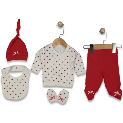 KIZ 0/3 AY KURDELALI 4LÜ SET TAKIM