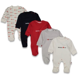 ERKEK 0/3 AY I MOM DAD PATİKLİ TULUM