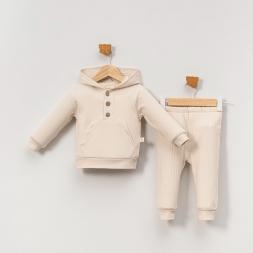 Belemir-7139 / Geniş Raporlu kapüşonlu 2\'li Takım