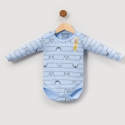 UNISEX 1/3 YAŞ ÇİZGİLİ HAYVAN DESE