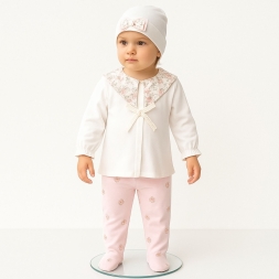 KIZ 1/3 AY PENYE ÇİÇEKLİ ZIBIN TAKIM