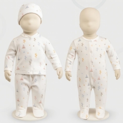 UNISEX 3/3 AY DESENLİ TULUM 3LÜ ZIBIN TK.