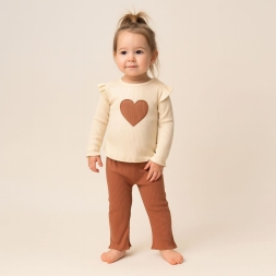 KIZ 9/24 AY KALP DESENLİ  TAKIM