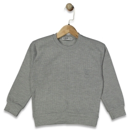 ERKEK 3/12 YAŞ AT CMK NAKIŞLI SIFIR YAKA SWEAT