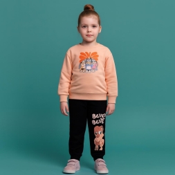 KIZ 3/7 YAŞ 3 KÖPEK  BASKILI 2Lİ TAKIM