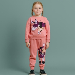 KIZ 3/7 YAŞ MİKİ FARE BASKILI 2Lİ TAKIM