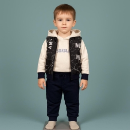 ERKEK 9/24 AY YELEKLİ ÜÇLÜ TAKIM