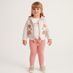 KIZ 6/24 AY ÇİZGİLİ SİMLİ SÜZİNE ÇİÇEK NAKIŞLI 3 L