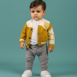 ERKEK 3/12 AY BEBELLOVE TRİKO HIRKA TAKIM