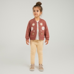 KIZ 6/24 AY ÇİÇEKLİ TAKIM