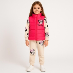 KIZ 2/5 YAŞ FARE BASKILI YELEK