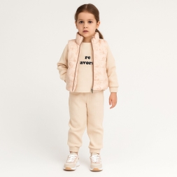 KIZ 6/24 AY FARE KAFA ŞİŞME YELEKLİ TAKIM