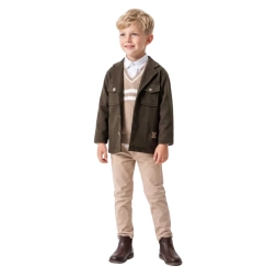 EERKEK 5/8 YAŞ CEKETLİ SÜVETERLİ 4 LÜ TAKIM