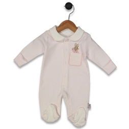 ERKEK 0/6 AY CEP TAVŞAN İŞLEMELİ  TULUM