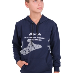 ERKEK 13/16 YAŞ APERSİDE KAPÜŞONLU SWEAT