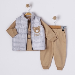 ERKEK 1/4 YELEKLİ 3’LÜ TAKIM