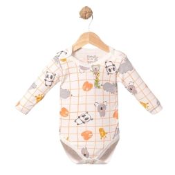 ERKEK 1/9 AY ÇİZGİLİ HİPO DESENLİ KÜÇÜK UZUNKOLLU 