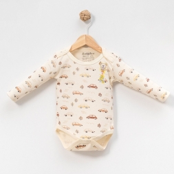 ERKEK 1/9 AY DİJİTAL ARABA DESENLİ KUCUK UZUN KOLL