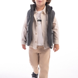 ERKEK 2/5 YAŞ FRİENDS YELEKLI 4\'LÜ TAKIM