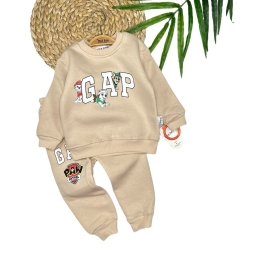 ERKEK 2/5 YAŞ İTFAİYE KÖPEK BASKILI ŞARDONLU TAKIM