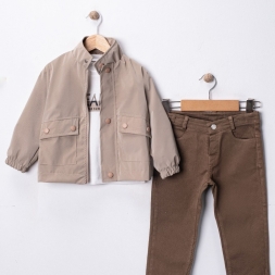 ERKEK 2/5 YAŞ READY CEKETLİ 3\'LÜ TAKIM