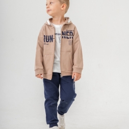 ERKEK 2/5 YAŞ RUN BASKILI 3LÜ ERKEK EŞOFMAN TAKIM