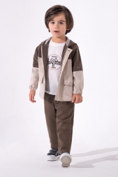 ERKEK 2/5 YAŞ SURFING YAĞMURLUK 3\'LÜ TAKIM