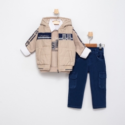 ERKEK 2/5 YAŞ WSON ELYAFLI YELEK TAKIM 4\'LÜ