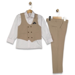 ERKEK 2/5 YAŞ YELEKLİ TAM TKIM