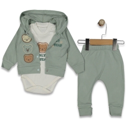 ERKEK 3/12 AY ONLY BEAR 3 LÜ TAKIM