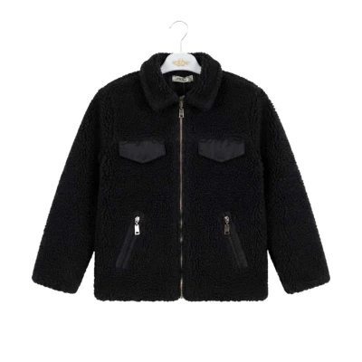 ERKEK 3/12 YAŞ CEP KAPAKLI POLAR FERMUARLI HIRKA