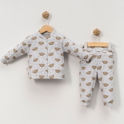 ERKEK 3/6 AY AYICIK DESENLİ 4 ÇITÇIT TAKIM